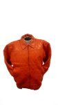 Red Leather Bomber Jacket