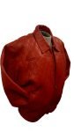 Red Leather Bomber Jacket