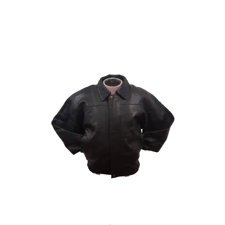 Multi-Season Leather Bomber Jacket
