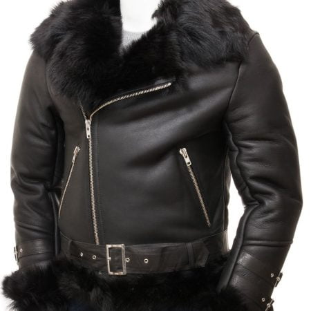 Sheepskin Biker Jacket