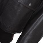 Leather Bomber Flight Jacket