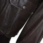 Leather Bomber Flight Jacket