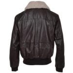 Leather Bomber Flight Jacket