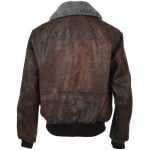 Leather Bomber Flight Jacket