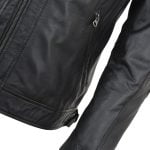 Leather Biker Quilted Jacket