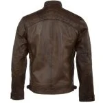 Leather Biker Quilted Jacket