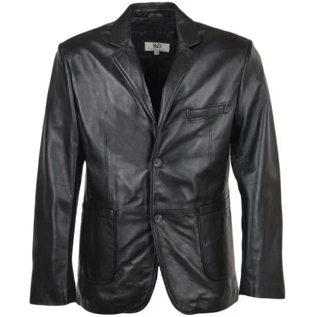 Men's Western Country Southern Leather Blazer