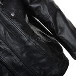 Leather Bomber Flight Jacket