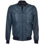 Lambskin Leather Bomber Jacket