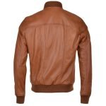 Lambskin Leather Bomber Jacket