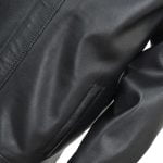 Leather Straight Lapel Jacket