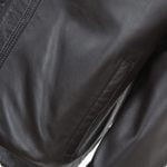 Leather Straight Lapel Jacket