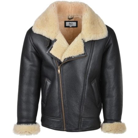 Sheepskin Leather Flying Pilot Jacket