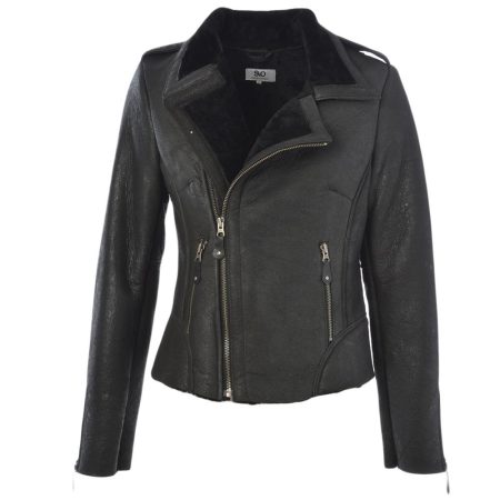 Women's Sheepskin Leather Pilot Aviator Jacket