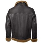 Sheepskin Leather Aviator Jacket