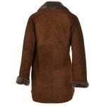 Sheepskin Leather 3-Button Coat