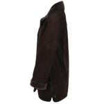 Sheepskin Leather 3-Button Coat