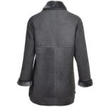 Sheepskin Leather 3-Button Coat