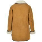 Sheepskin Leather 3-Button Coat