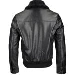 Leather Fur Collar Pilot Jacket