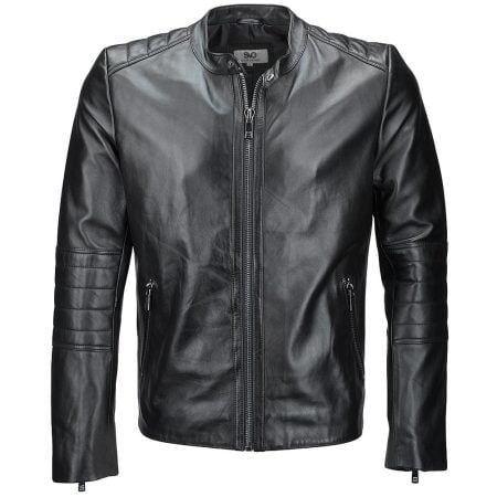 Black Leather Biker Jacket