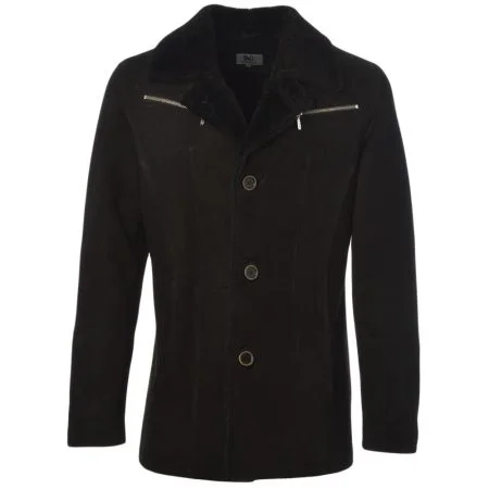 Sheepskin Leather Car Coat