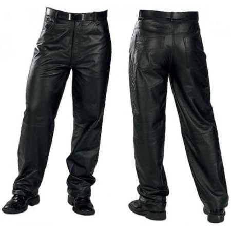 Leather Motorcycle Jeans