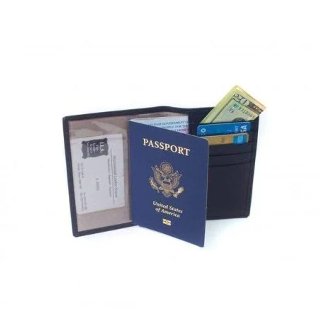 Arcadia Soft Leather Passport Holder Unisex Wallet