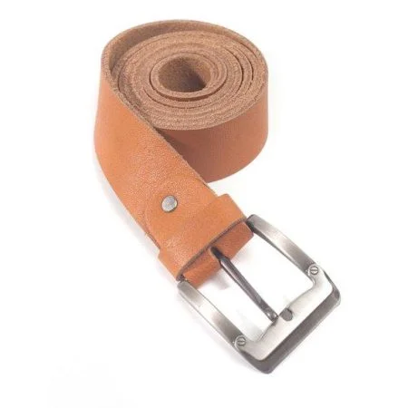 Maxwell 1 ½' Vintage Buffalo Full Grain Men's Leather Handmade Tan Belt