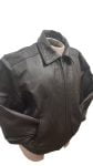 Black Straight Leather Jacket