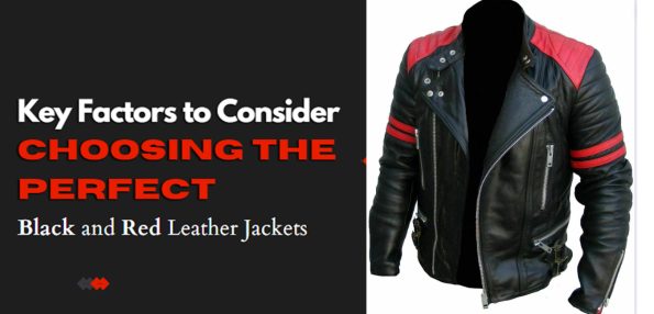 Buy Black and Red Leather Jackets