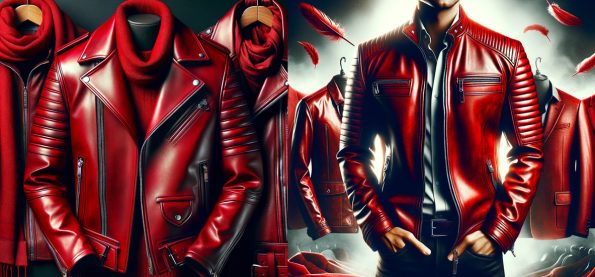 Unleash Your Inner Fire: Ignite Your Style with Men’s Red Leather Jackets