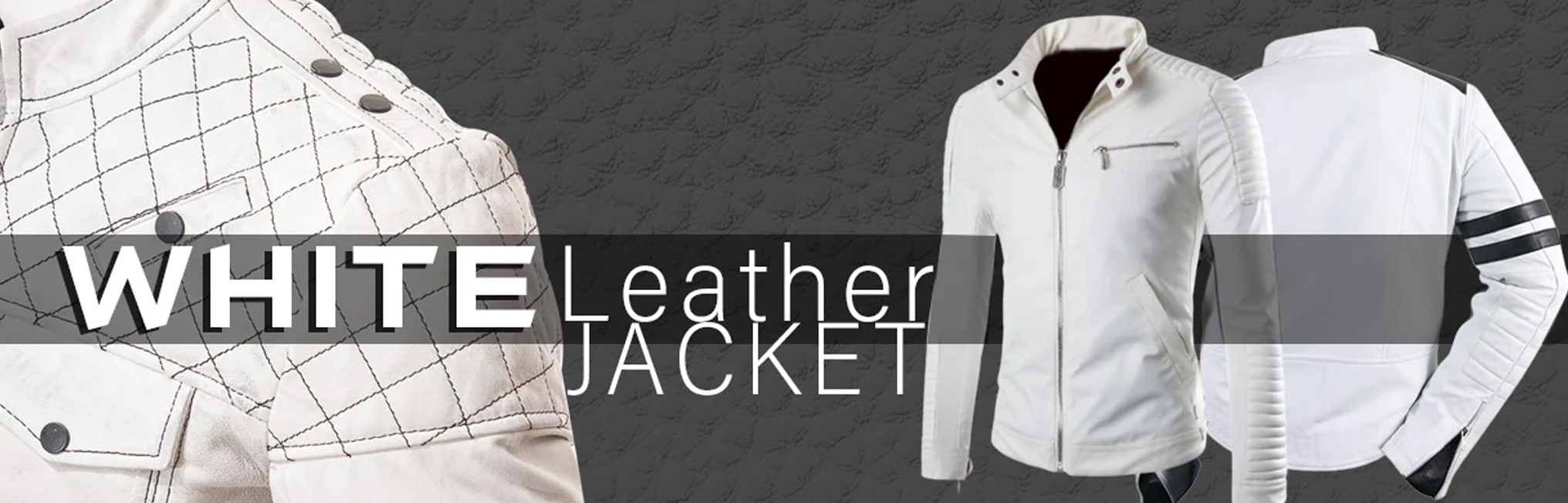 Men's White Leather Jackets