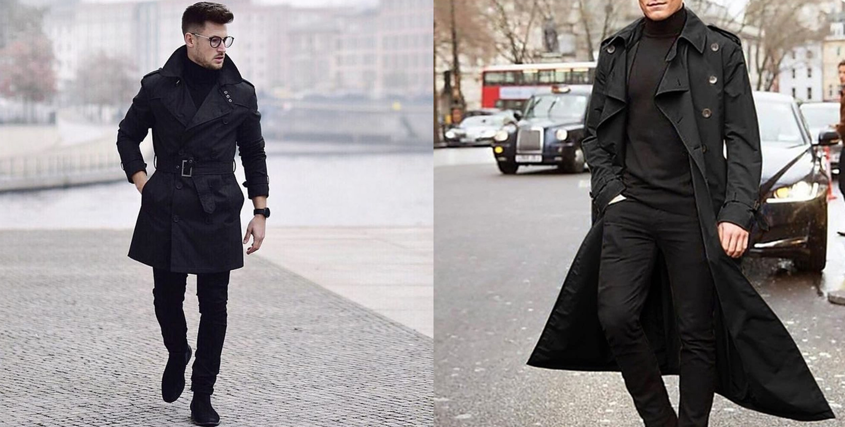 Guide to Buying Men's Black Trench Coats | Elevate Your Style with Leather Drive