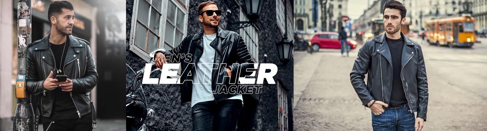 Shop Men’s Leather Biker Jackets