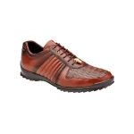 Belvedere-Astor-Mens-Shoes-Sport-Exotic-Crocodile-Calf-Skin-Leather-Casual-Sneakers