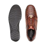 Belvedere-Astor-Mens-Shoes-Sport-Exotic-Crocodile-Calf-Skin-Leather-Casual-Sneakers