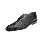 Belvedere-Designer-Shoes-Mens-Chapo-Blue-Genuine-Hornback-Crocodile-Oxfords