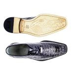 Belvedere-Designer-Shoes-Mens-Chapo-Blue-Genuine-Hornback-Crocodile-Oxfords