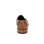 Belvedere-Espada-Mens-Shoes-Tabacco-Cream-Exotic-Genuine-Ostrich-Split-Toe-Penny-Loafers