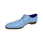 Belvedere-Josh-Mens-Shoes-Summer-Blue-Genuine-Ostrich-Split-Toe-Monk-strap-Loafers