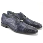 Belvedere-Onesto-Mens-Navy-Genuine-Ostrich-and-Crocodile-Oxfords-