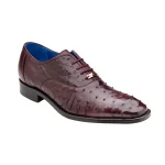 Belvedere-Orlando-Mens-Shoes-Burgundy-Genuine-Ostrich-Formal-Oxfords-2