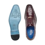 Belvedere-Orlando-Mens-Shoes-Burgundy-Genuine-Ostrich-Formal-Oxfords-2