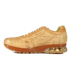 Belvedere-Savana-Mens-Shoes-Camel-Exotic-Lizard-Tennis-Sneakers