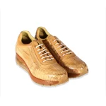 Belvedere-Savana-Mens-Shoes-Camel-Exotic-Lizard-Tennis-Sneakers