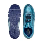 Belvedere-Todd-Mens-Shoes-Ocean-Blue-Exotic-Genuine-Ostrich-Casual-Sneakers