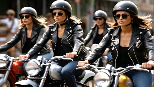 Women's Biker Jacket Leather in USA